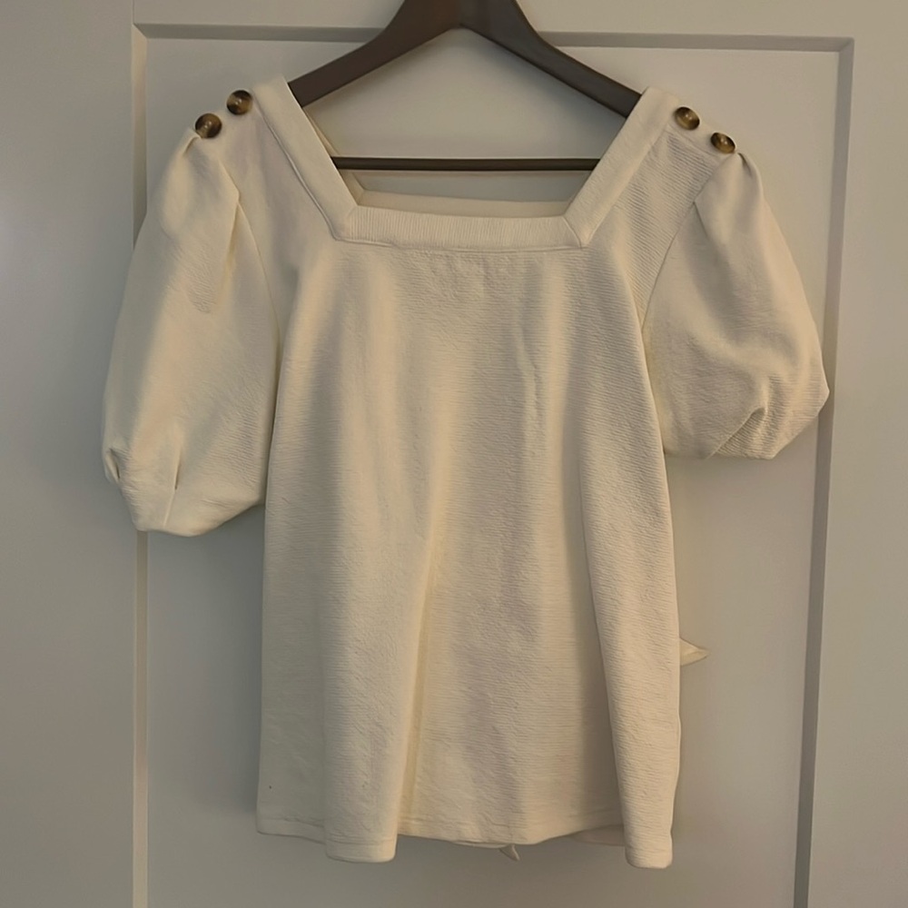 Current Air Cream Blouse - Small